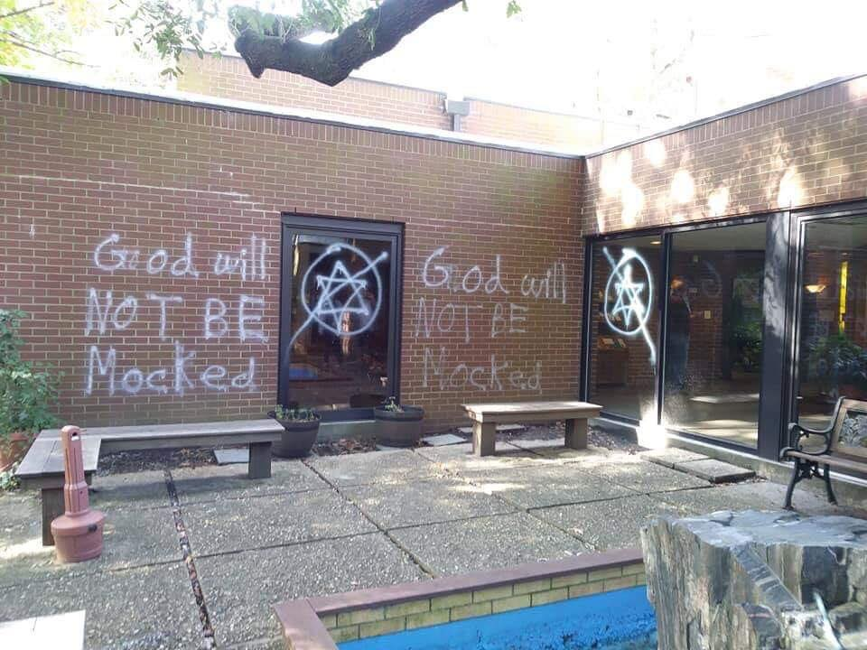 UU Church of Augusta, GA Vandalized