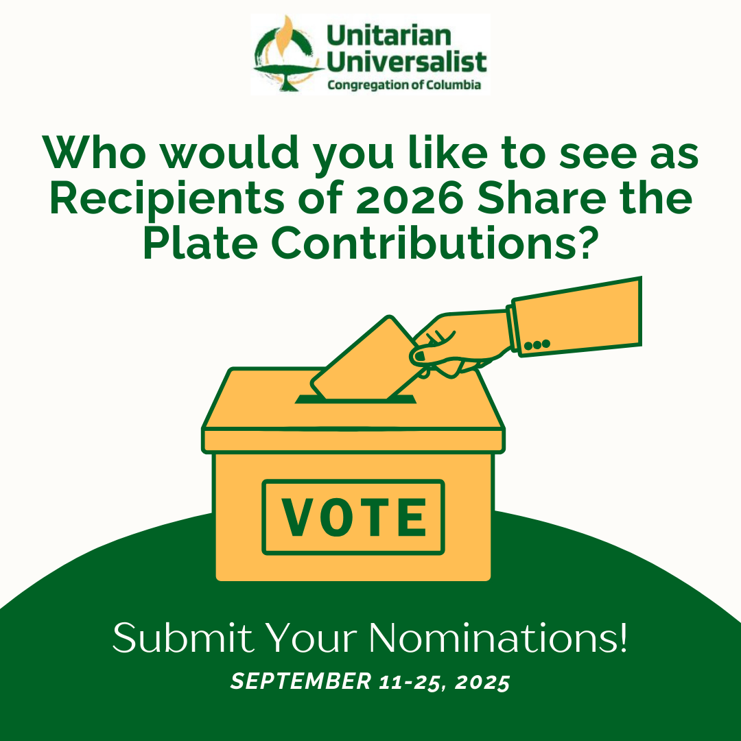 Who would you like to see as Recipients of 2026 Share the Plate Contributions?